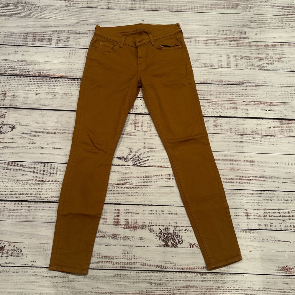 7 For All Mankind Women's Tan Jeans